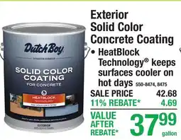Menards Exterior Solid Color Concrete Coating offer