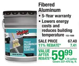 Menards Fibered Aluminum COATINGS offer