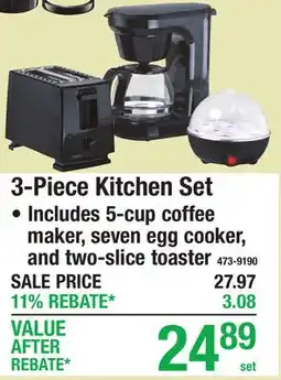 Menards 3-Piece Kitchen Set offer