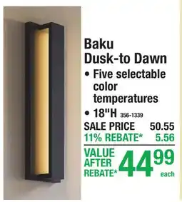 Menards Baku Dusk-to Dawn offer