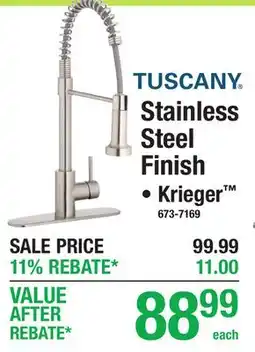 Menards Stainless Steel Finish offer