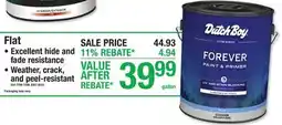 Menards Dutch Boy Forever Paint & Primer offer