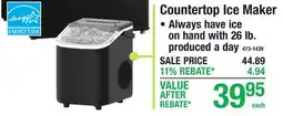 Menards Countertop Ice Maker offer