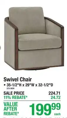 Menards Swivel Chair offer
