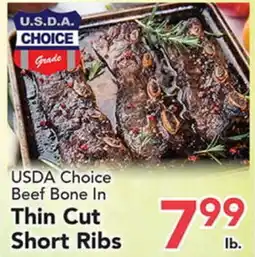 Eurofresh Market USDA Choice Beef Bone In Thin Cut Short Ribs offer
