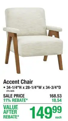 Menards Accent Chair offer