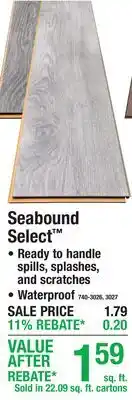 Menards Seabound Select offer