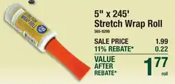 Menards 5 x 245' Stretch Wrap Roll offer