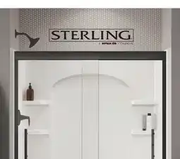 Menards Finesse Peak Shower Door offer