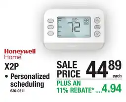 Menards Honeywell Home X2P offer