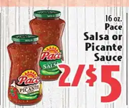 Eurofresh Market 16 oz. Pace Salsa or Picante Sauce offer