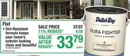 Menards Flat EXTERIOR PAINT & PRIMERS offer