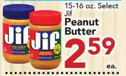 Eurofresh Market 15-16 oz. Select Jif Peanut Butter offer