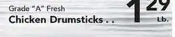 Eurofresh Market Grade A Fresh Chicken Drumsticks offer