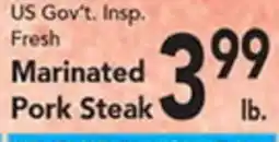 Eurofresh Market US Gov't. Insp. Fresh Marinated Pork Steak offer