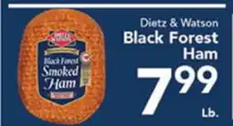 Eurofresh Market Dietz & Watson Black Forest Ham offer