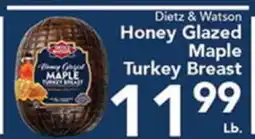 Eurofresh Market Dietz & Watson Honey Glazed Maple Turkey Breast offer