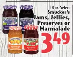 Eurofresh Market 18 oz. Select Smucker's Jams, Jellies, Preserves or Marmalade offer