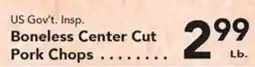 Eurofresh Market US Gov't Insp. Boneless Center Cut Pork Chops offer