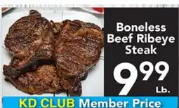 Eurofresh Market Boneless Beef Ribeye Steak offer
