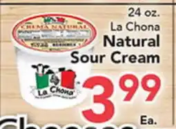 Eurofresh Market La Chona Natural Sour Cream offer