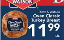 Eurofresh Market Dietz & Watson Oven Classic Turkey Breast offer
