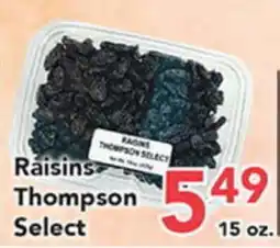 Eurofresh Market Raisins Thompson Select offer