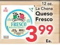 Eurofresh Market La Chona Queso Fresco offer