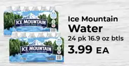 Sunset Foods Ice Mountain Water offer