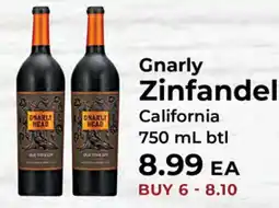 Sunset Foods Gnarly Head Zinfandel offer