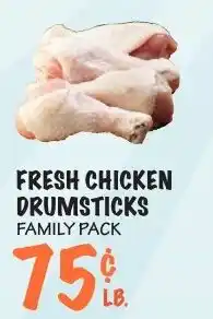 Foodarama Fresh Chicken Drumsticks Family Pack offer