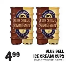 Foodarama Blue Bell ice cream cups offer