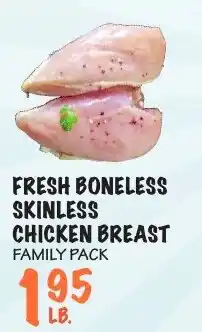 Foodarama Fresh boneless skinless chicken breast family pack offer