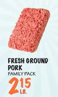 Foodarama Fresh Ground Pork Family Pack offer