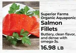 Sunset Foods Superior Farms Organic Aquaponic Salmon Fillets offer