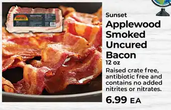 Sunset Foods Sunset applewood smoked uncured bacon offer