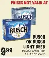 Foodarama Busch or Busch Light Beer offer