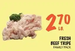 Foodarama Fresh Beef Tripe Family Pack offer