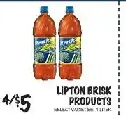 Foodarama Lipton Brisk Products offer