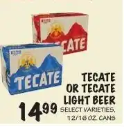 Foodarama Tecate or Tecate Light Beer offer
