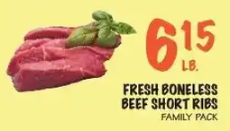 Foodarama Fresh boneless beef short ribs offer