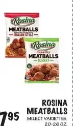 Foodarama Rosina meatballs offer