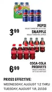 Foodarama Pepsi Snapple offer