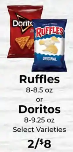 Sunset Foods Ruffles or Doritos offer