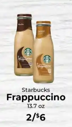 Sunset Foods Starbucks Frappuccino offer