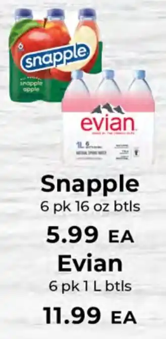 Sunset Foods Snapple offer