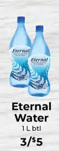 Sunset Foods Eternal Water offer
