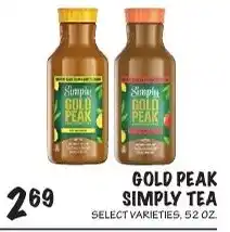 Foodarama Gold Peak Simply Tea offer