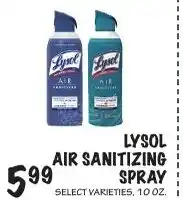 Foodarama Lysol air sanitizing spray offer
