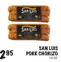 Foodarama San Luis pork chorizo offer